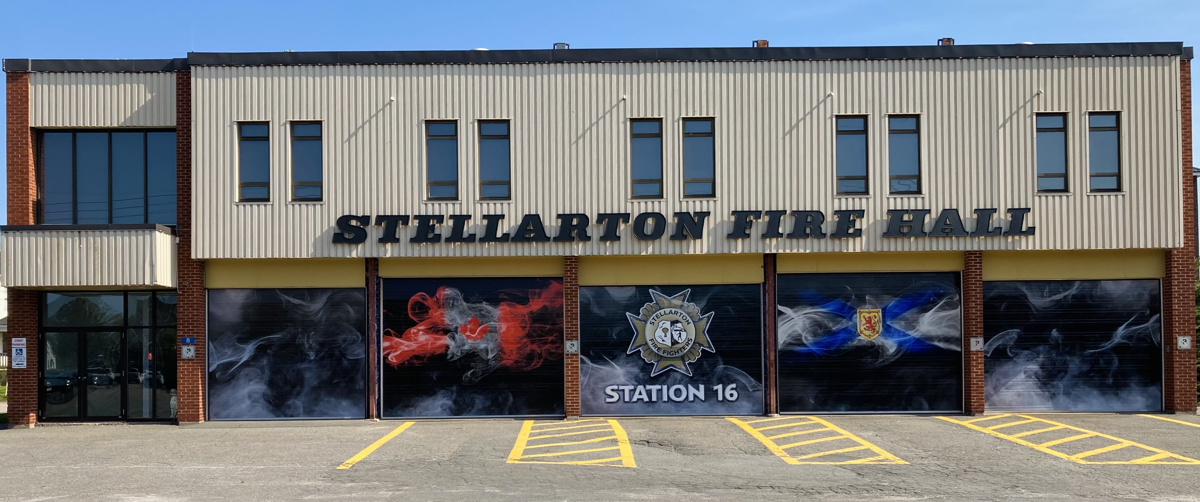 Fire hall crop